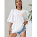  Half Sleeve Printed Oversized t Shirts