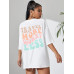  Half Sleeve Printed Oversized t Shirts